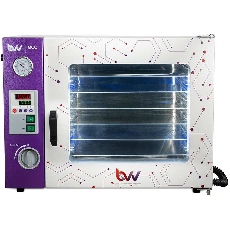 BVV, 1.9CF ECO Vacuum Oven - 4 Wall Heating, LED display, LED's  - 5 Shelves Standard