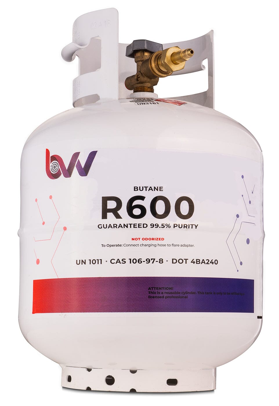 BVV, 20LB High Purity USA N-Butane R600 - 99.5% Guaranteed