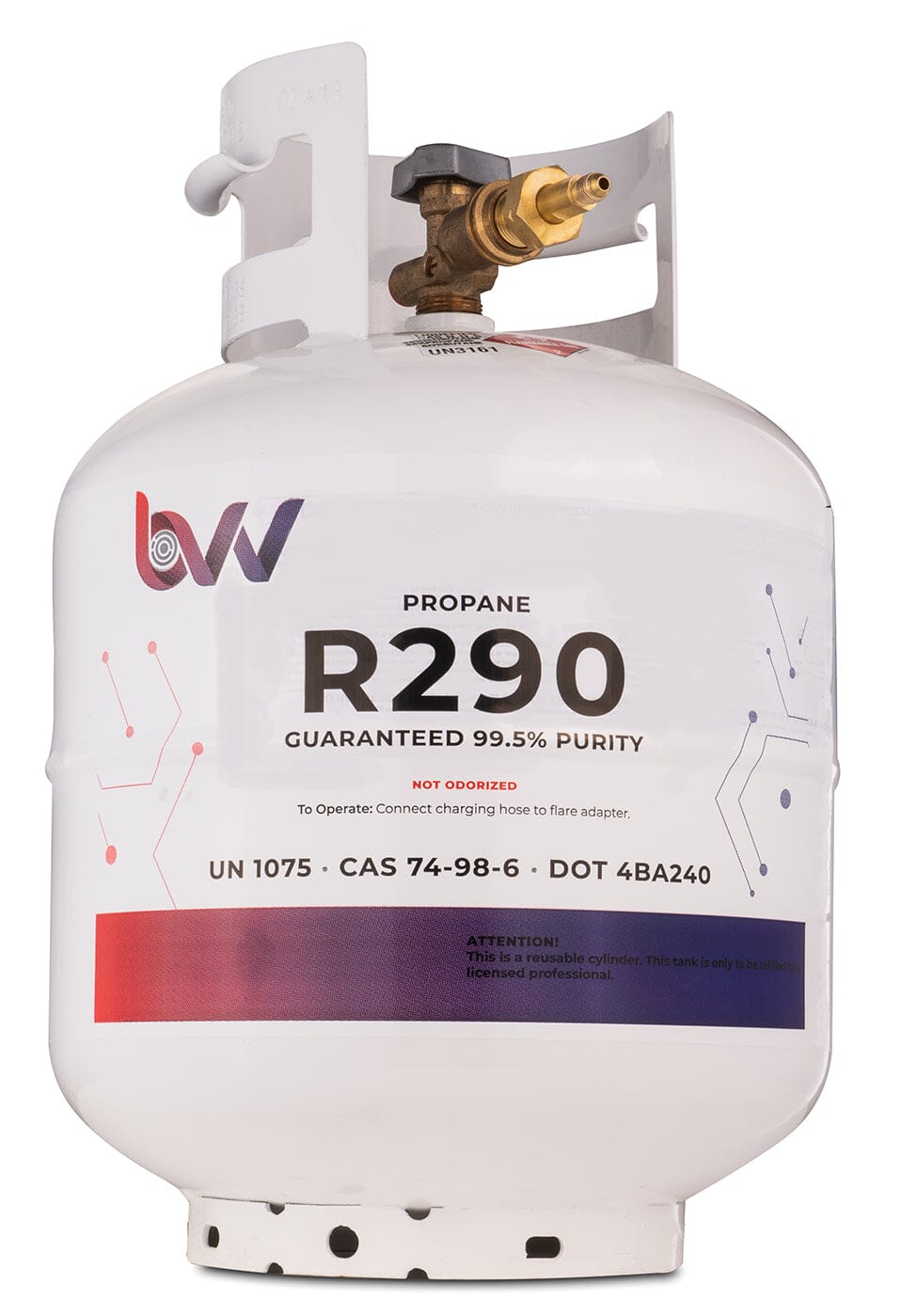 BVV, 20LB High Purity USA PROPANE R290 - 99.5% Guaranteed