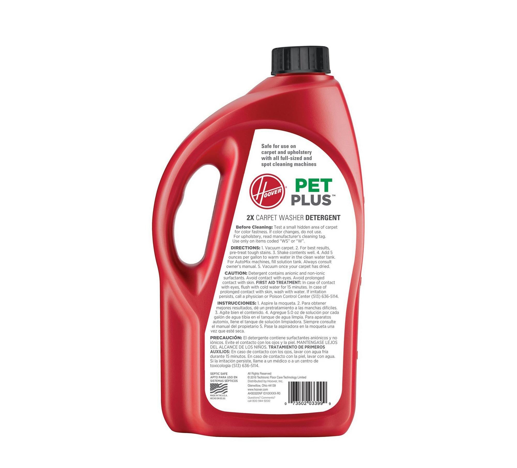 Hoover, 64 oz. 2X Petplus Pet Stain & Odor Remover