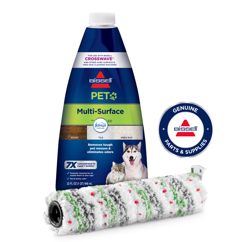 BISSELL, CrossWave Max PET Multi-Surface Formula & Brush Bundle