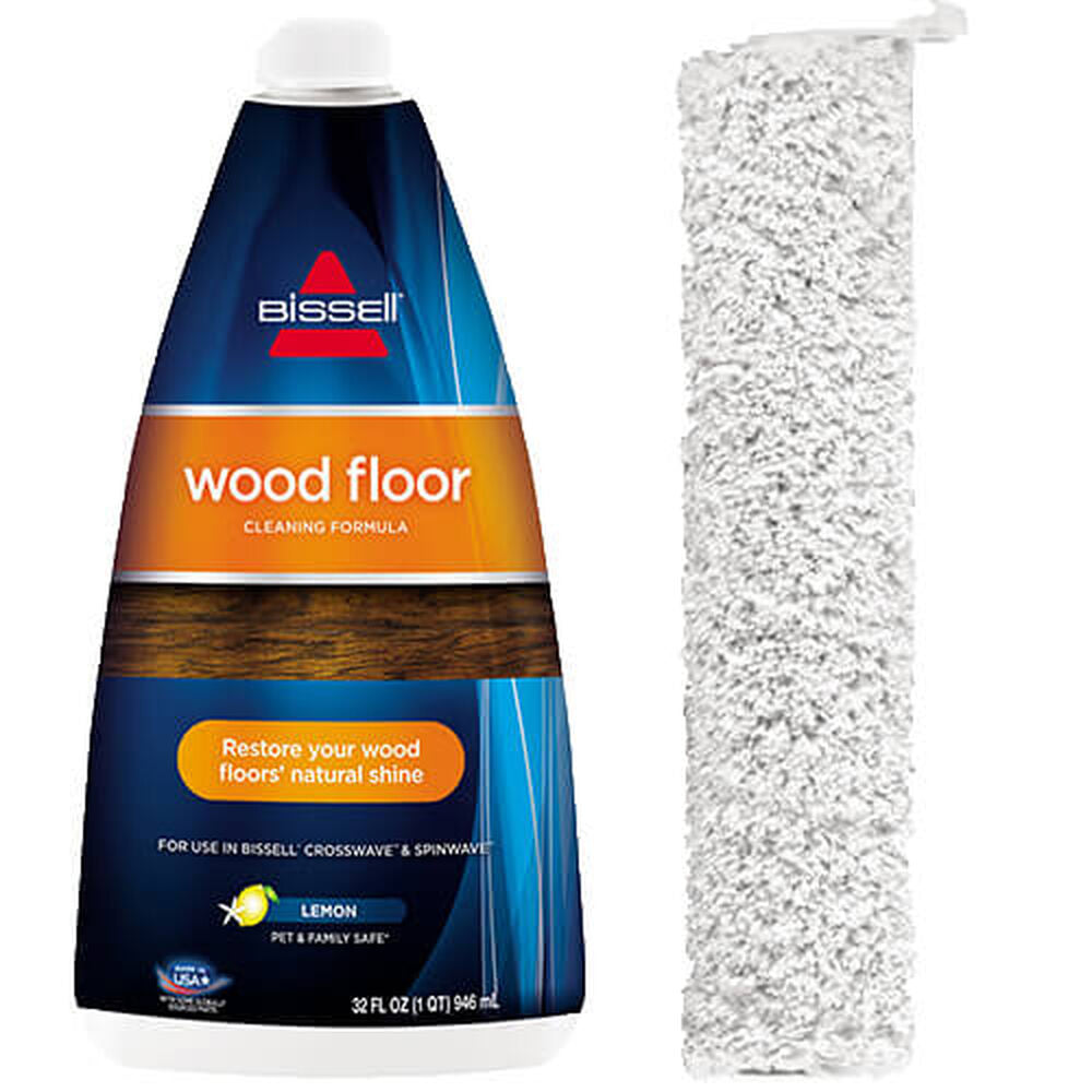 BISSELL, CrossWave Max Wood Floor Formula & Brush Bundle