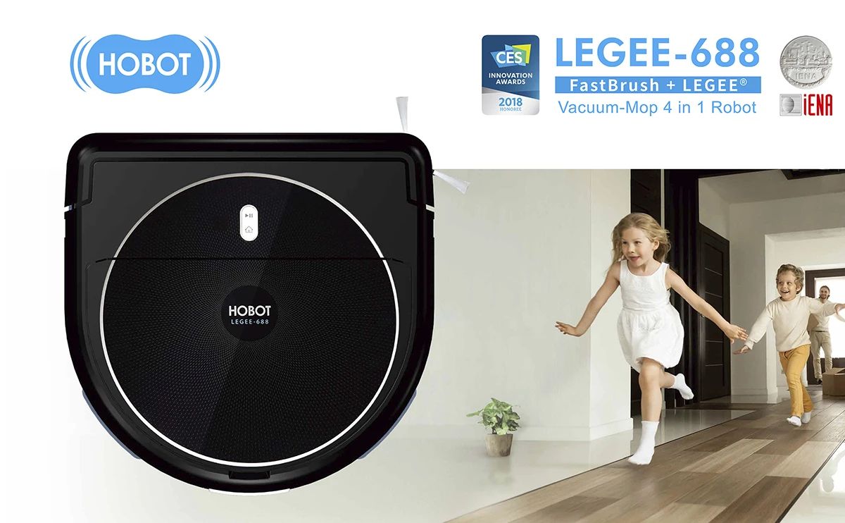 HOBOT, LEGEE-688  Vacuum-Mop 4 in 1 Robot  Talent Clean