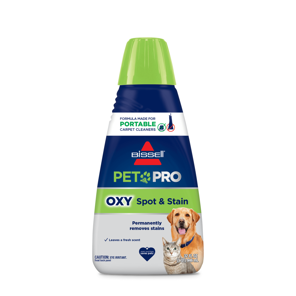 BISSELL, PET PRO OXY Spot & Stain Formula for Portable Carpet Cleaners