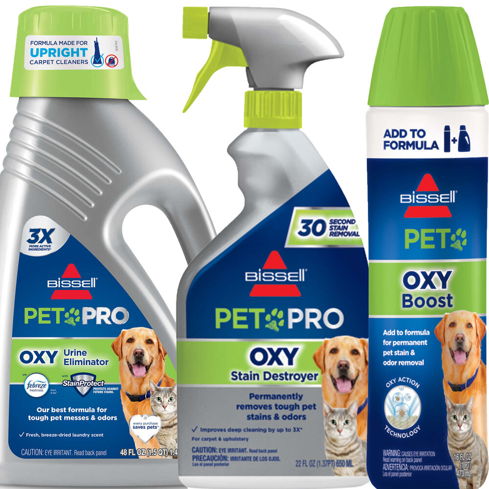 BISSELL, Pet Stain Removal Pack for Upright Carpet Cleaners