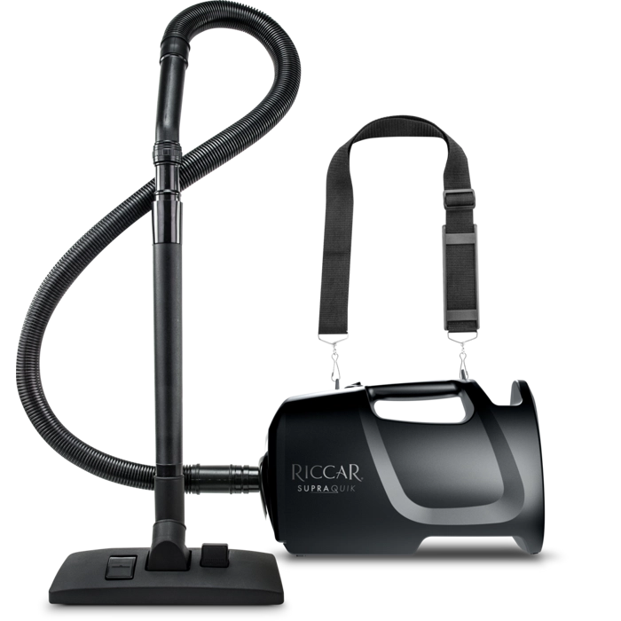 Riccar, SupraQwik Portable Canister Vacuum With Shoulder Strap