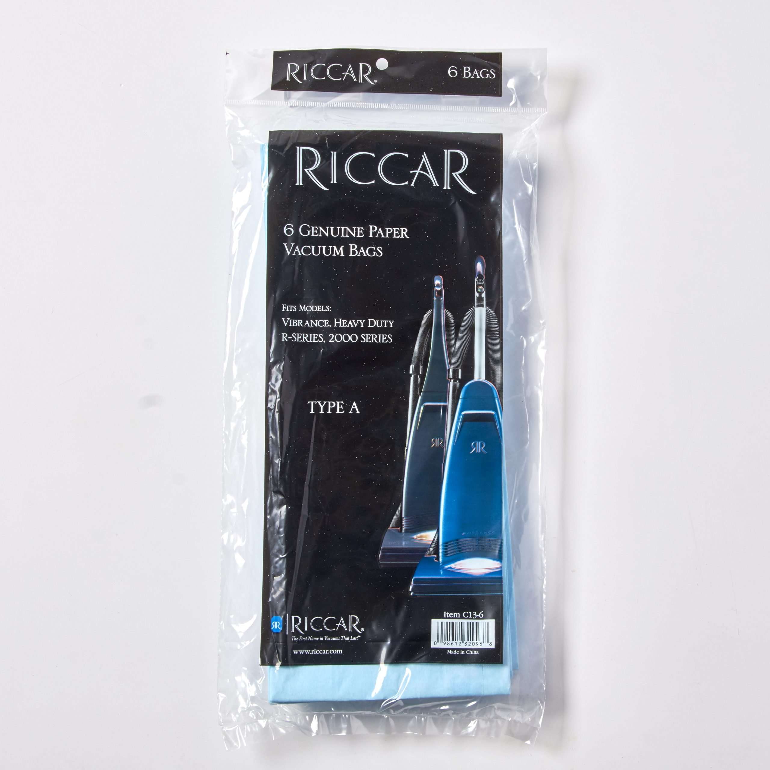 Riccar, Type A Paper Vacuum Bags