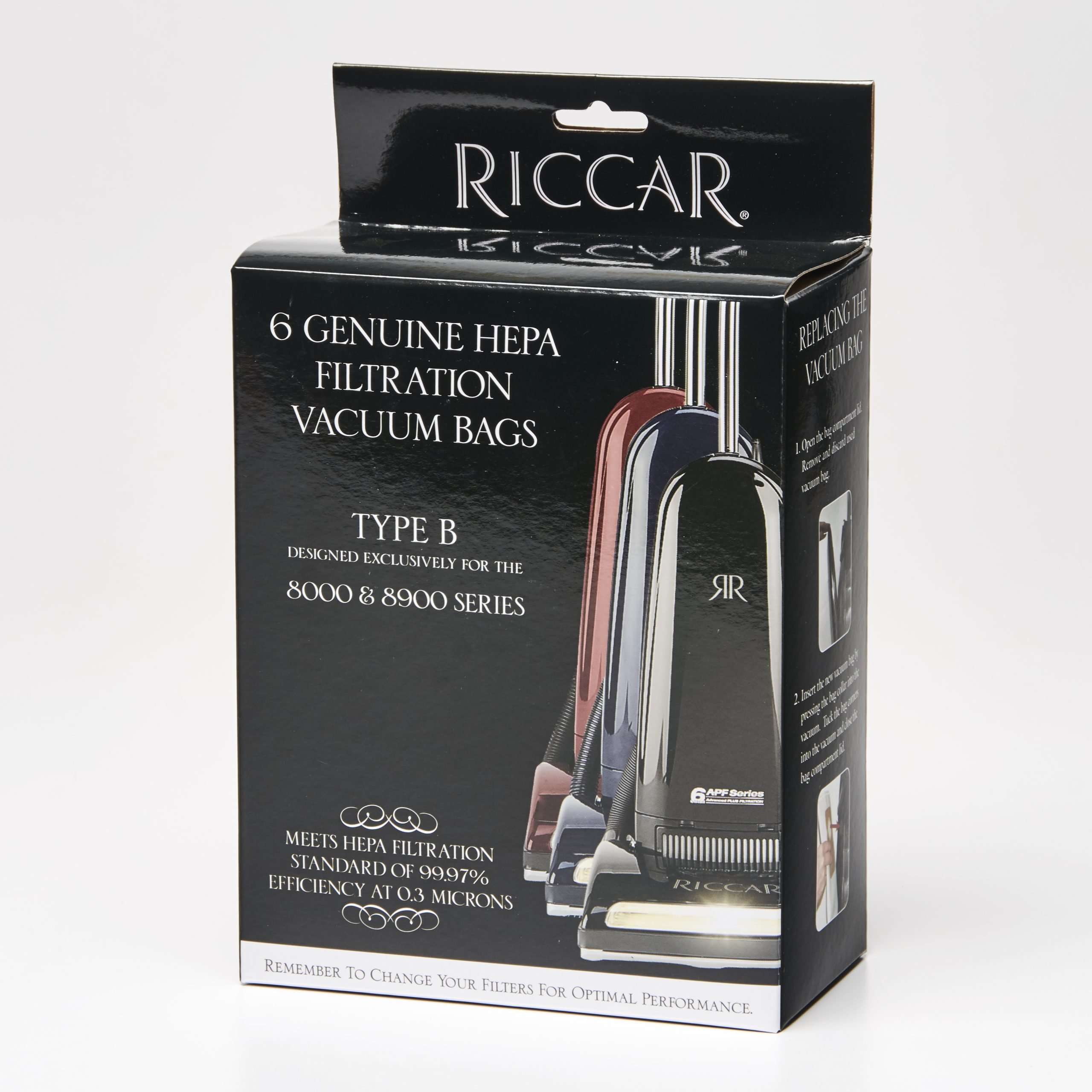 Riccar, Type B HEPA Vacuum  Bags