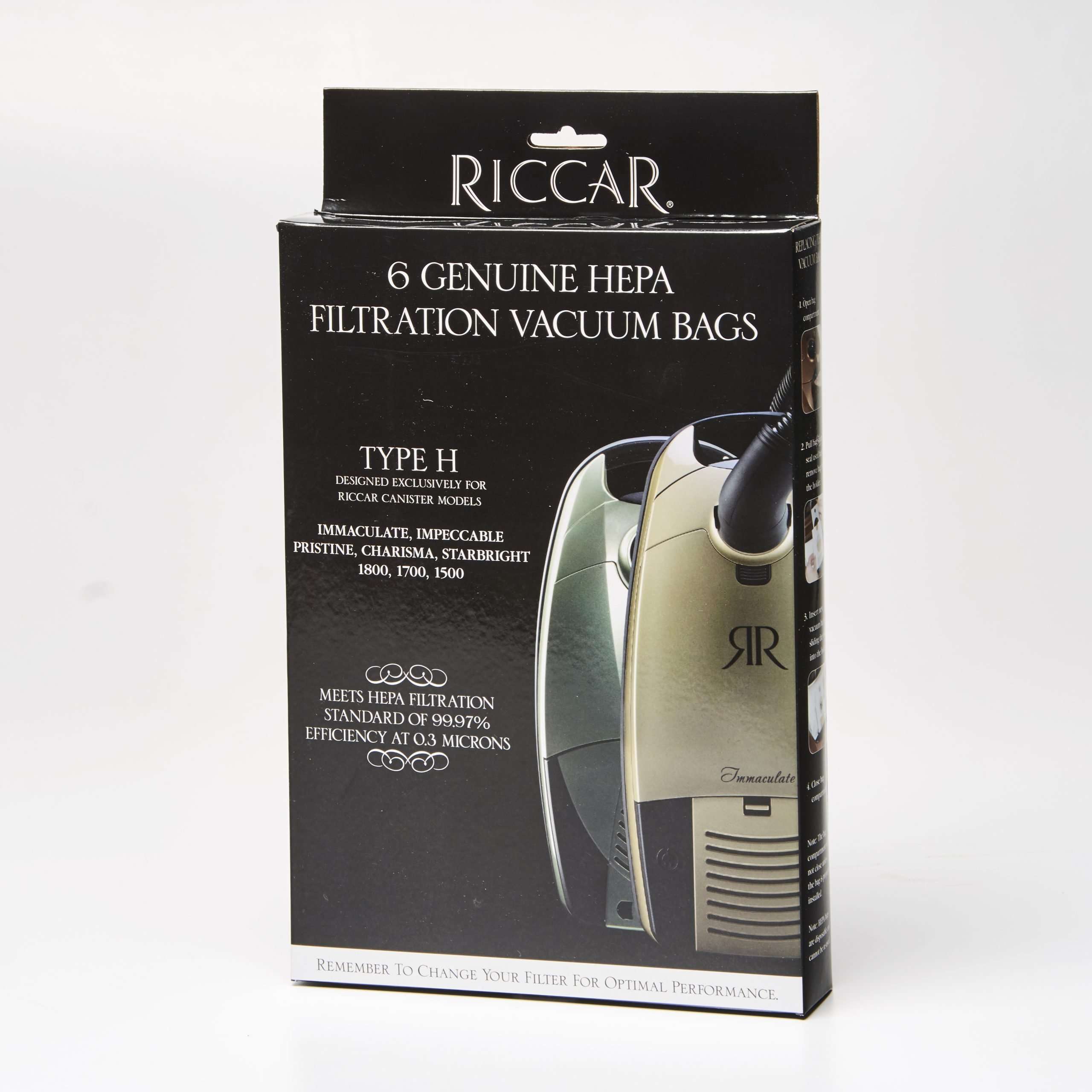 Riccar, Type H HEPA Vacuum Bags