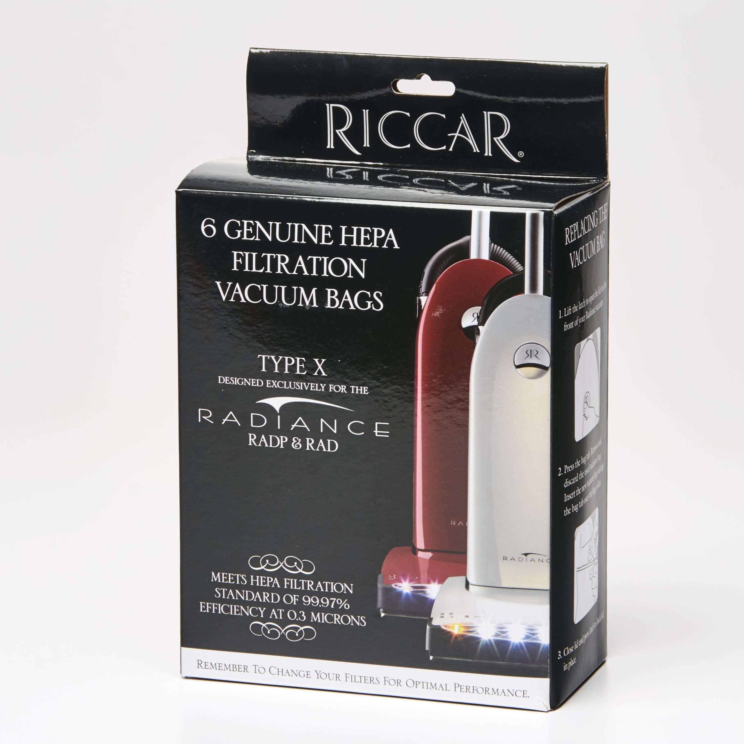 Riccar, Type X HEPA Vacuum Bags