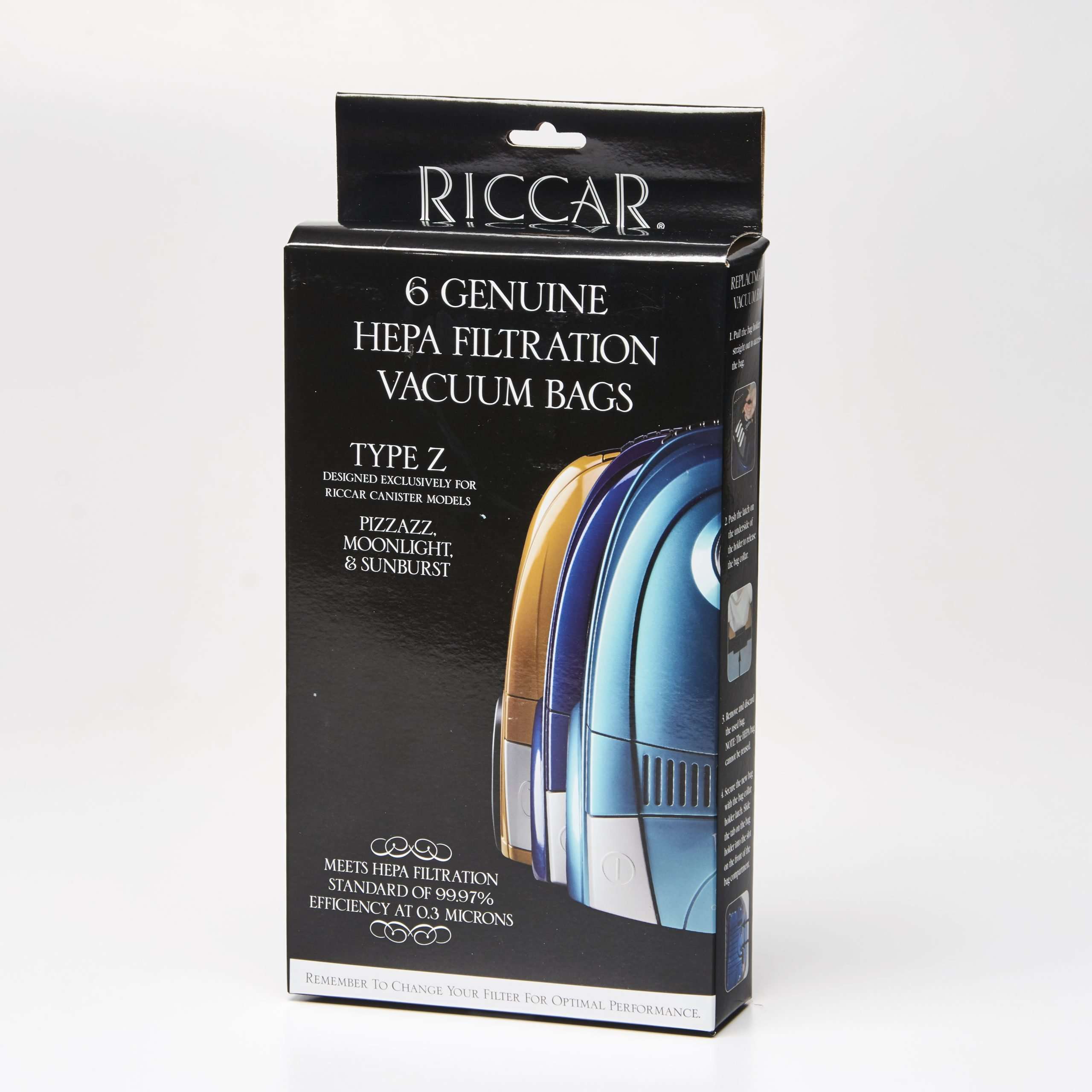 Riccar, Type Z HEPA Vacuum Bags