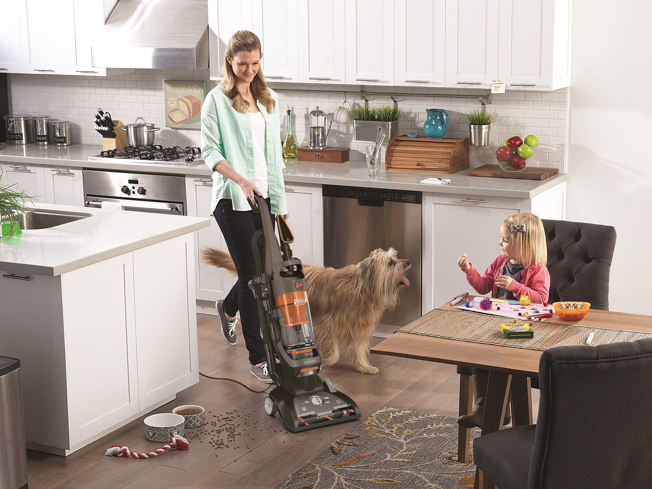 Hoover, WindTunnel 2 Whole House Rewind Pet Bagless Upright Vacuum